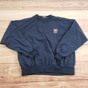 VINTAGE Munsingwear Jacket Mens Large Blue‎ Windbreaker Lightweight Golf Adult
